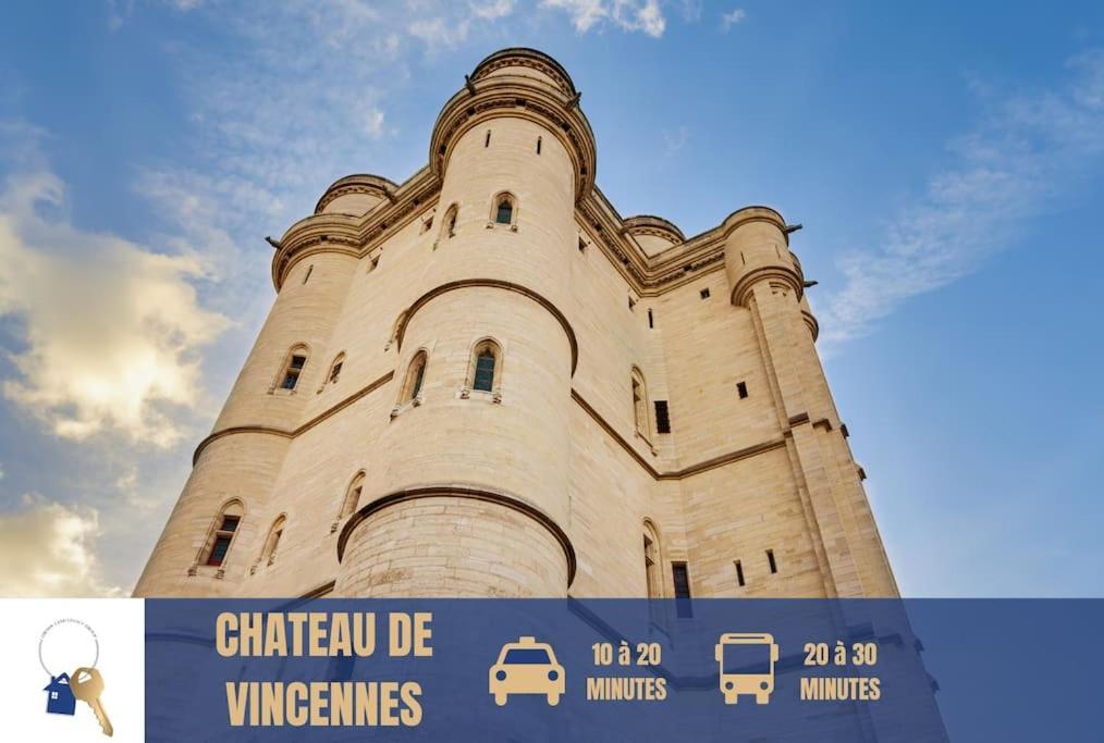 9 Min From Chateau De Vincennes - Paris & Disney Διαμέρισμα Saint-Maurice  Εξωτερικό φωτογραφία